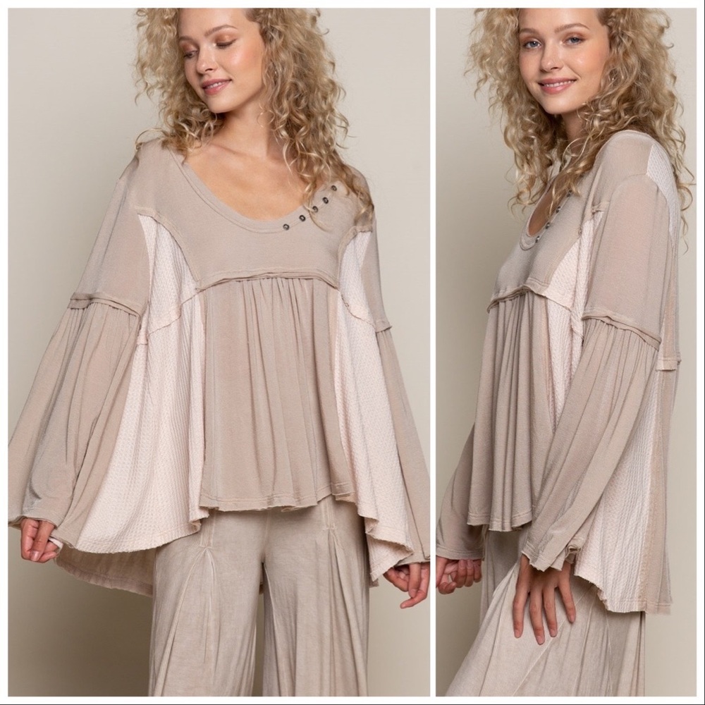 POL Soho Radiant Felt Soft Oversized Knit Top - Picture 9 of 12